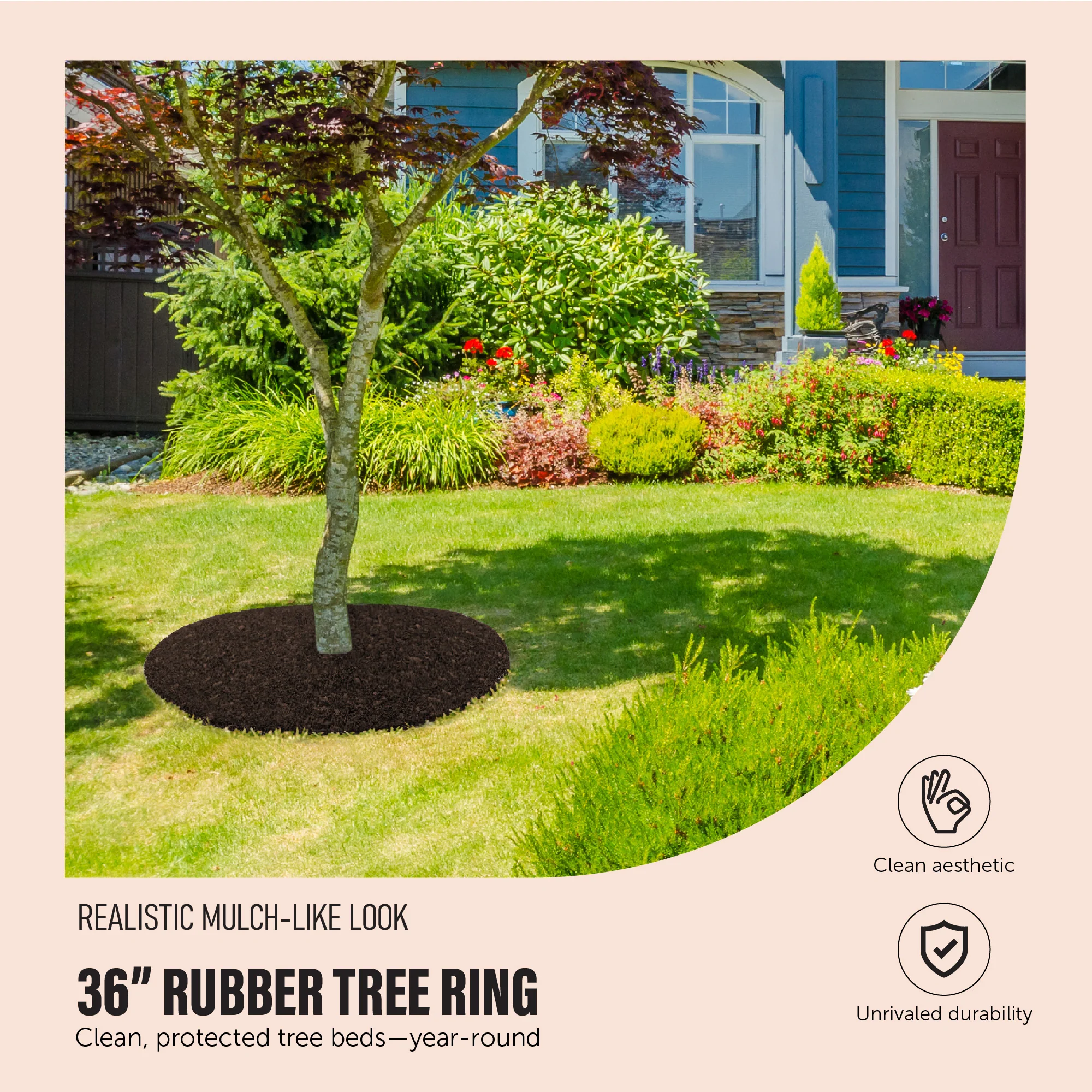 36" Rubber Tree Ring - Image 5