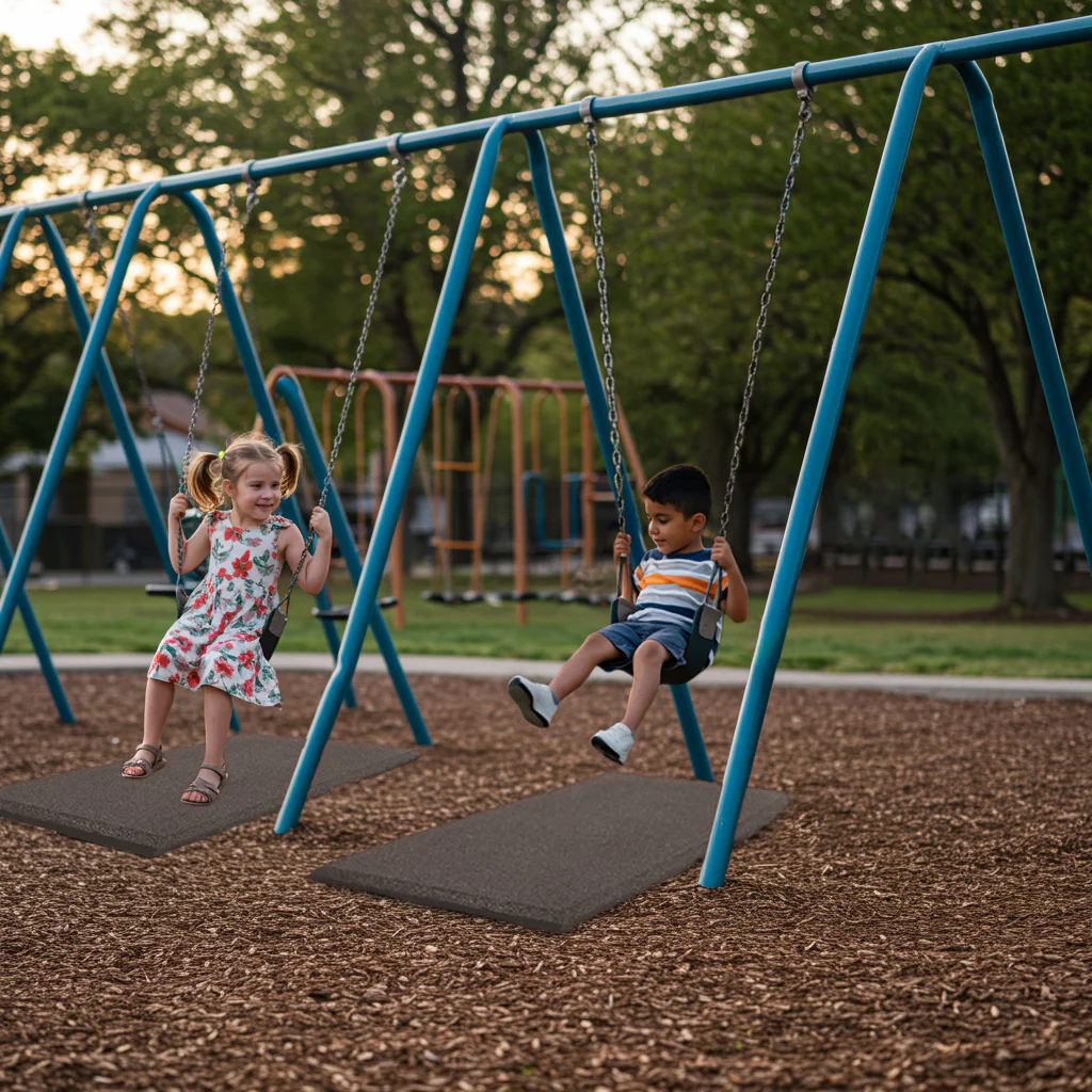 Commercial Rubber Swing Mat - Image 8