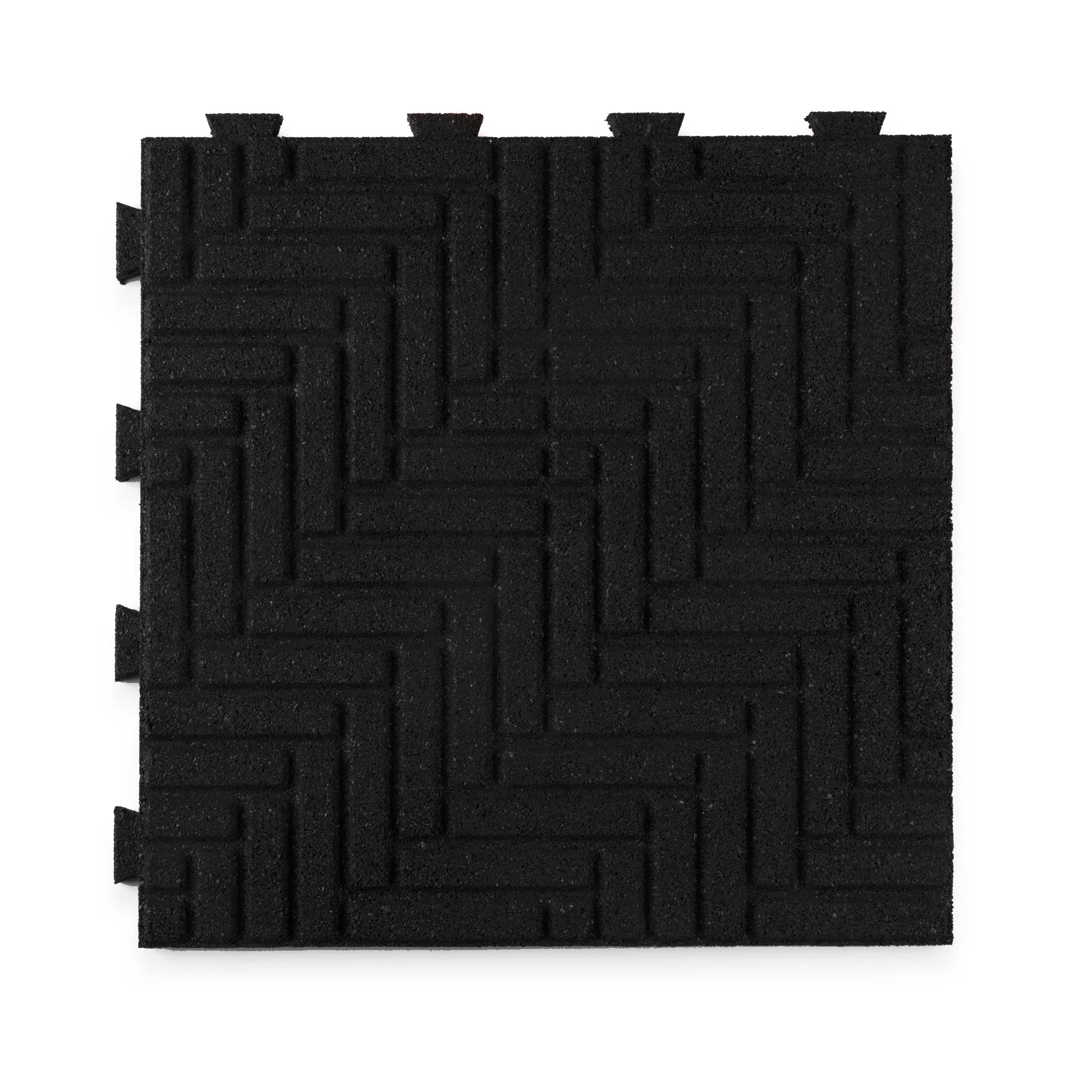 Herringbone Interlocking Rubber Paver Tile - Image 11