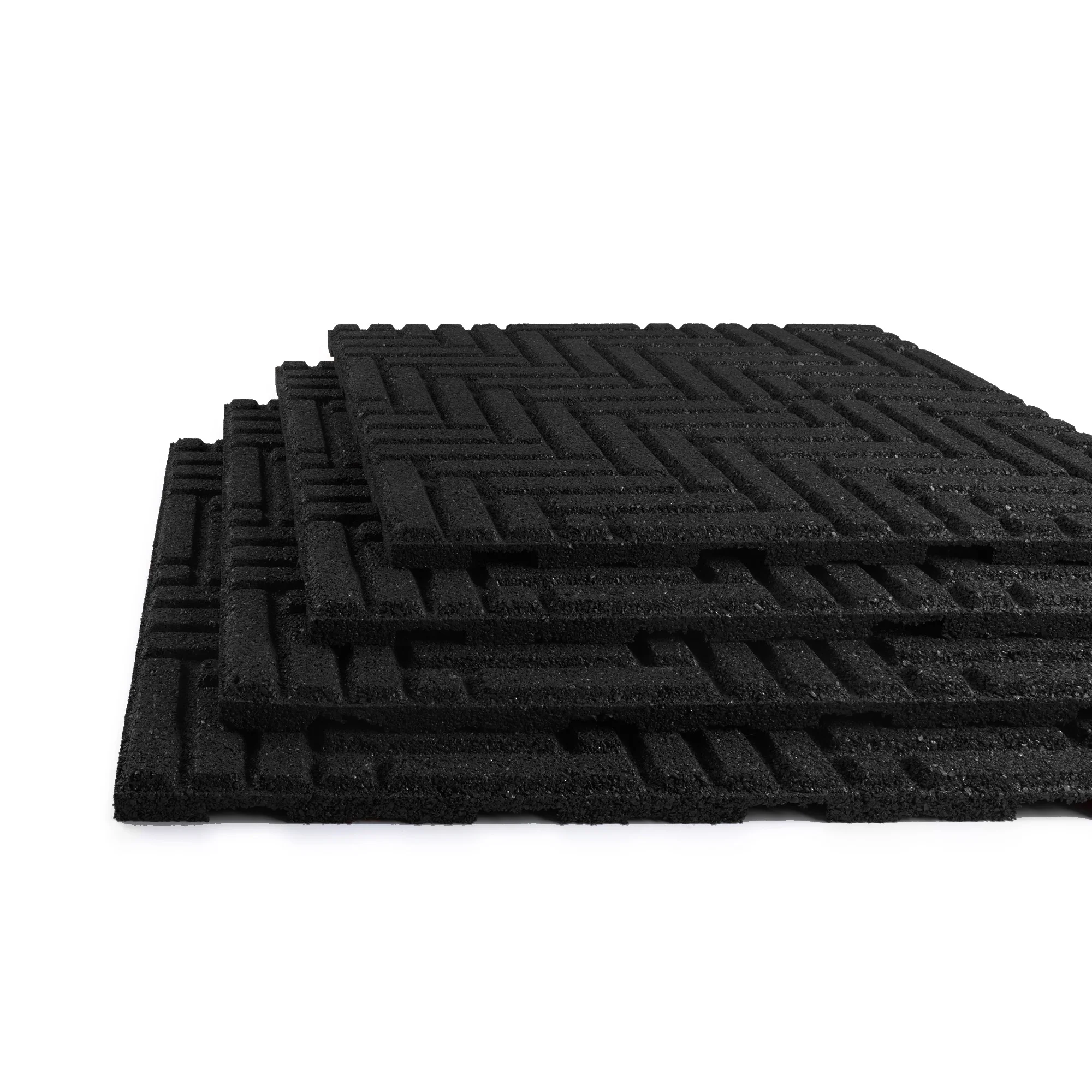 Herringbone Interlocking Rubber Paver Tile - Image 7