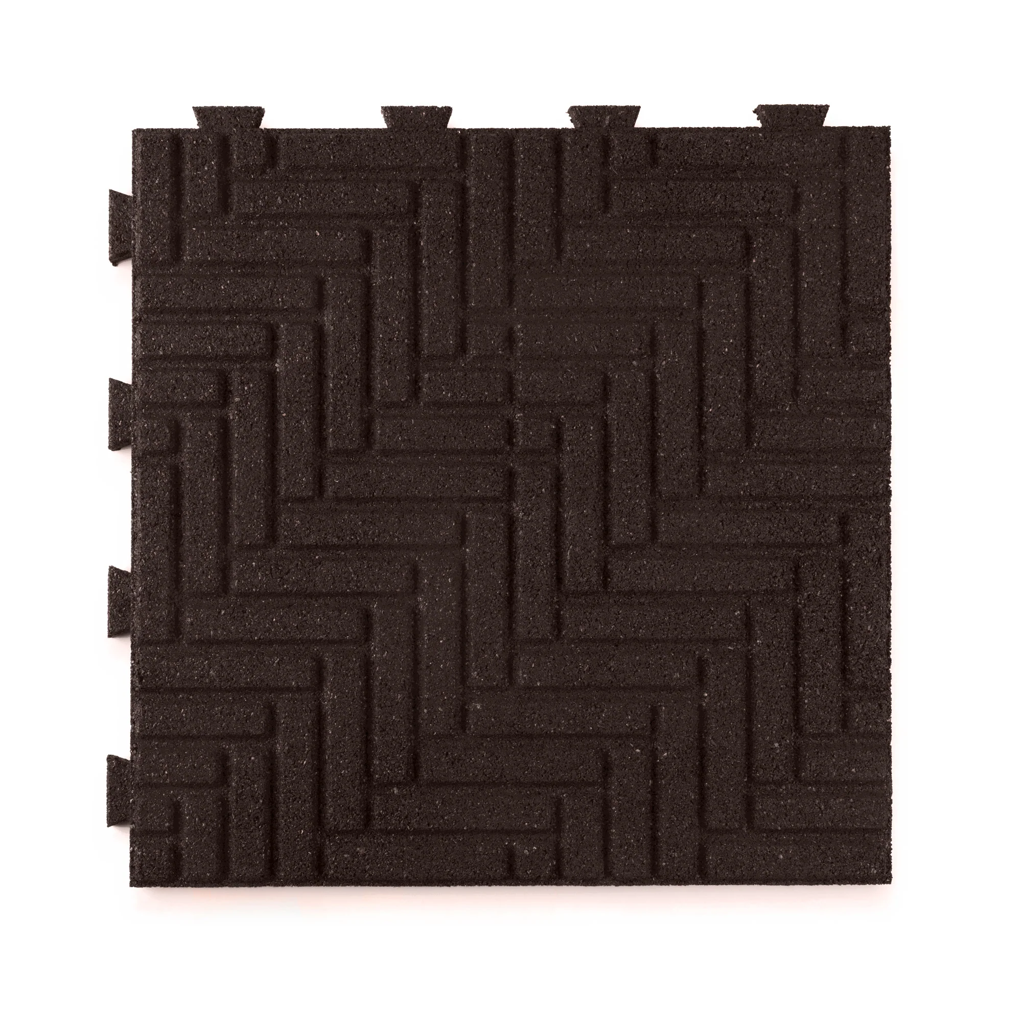 Herringbone Interlocking Rubber Paver Tile - Image 8