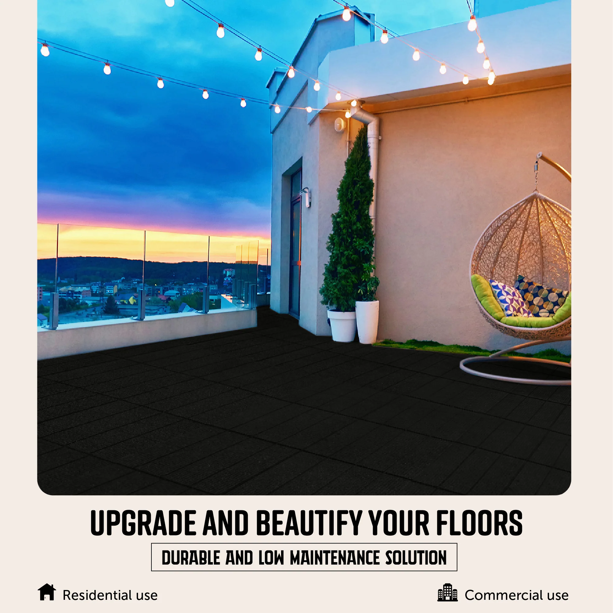 Linear Interlocking Rubber Paver Tile - Image 13