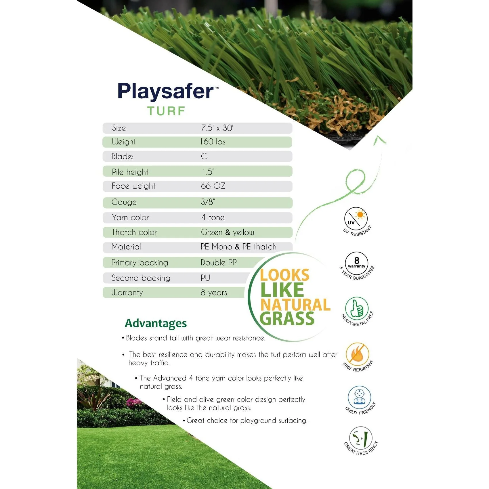 Playsafer Turf 7.5' x 30' - Image 4
