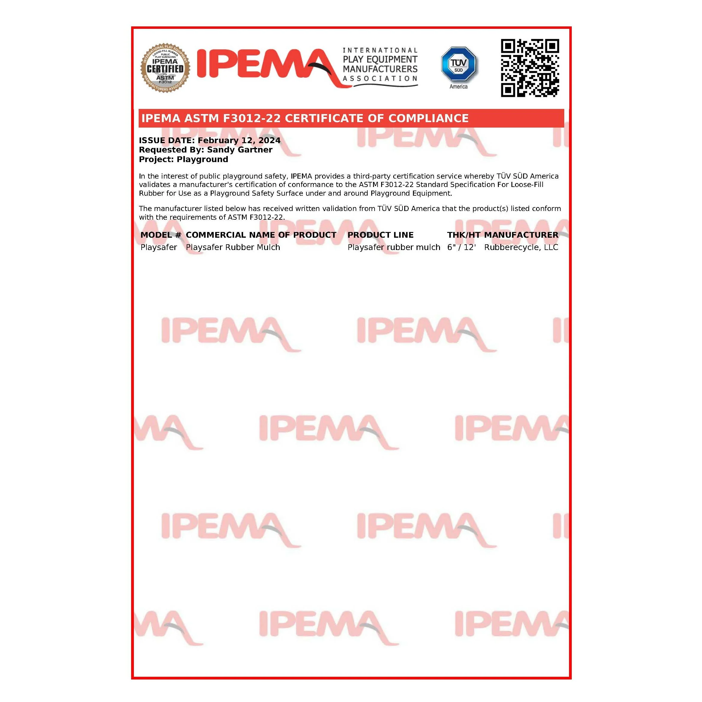 Playsafer Rubber Mulch | Terra Cotta Red - Image 10