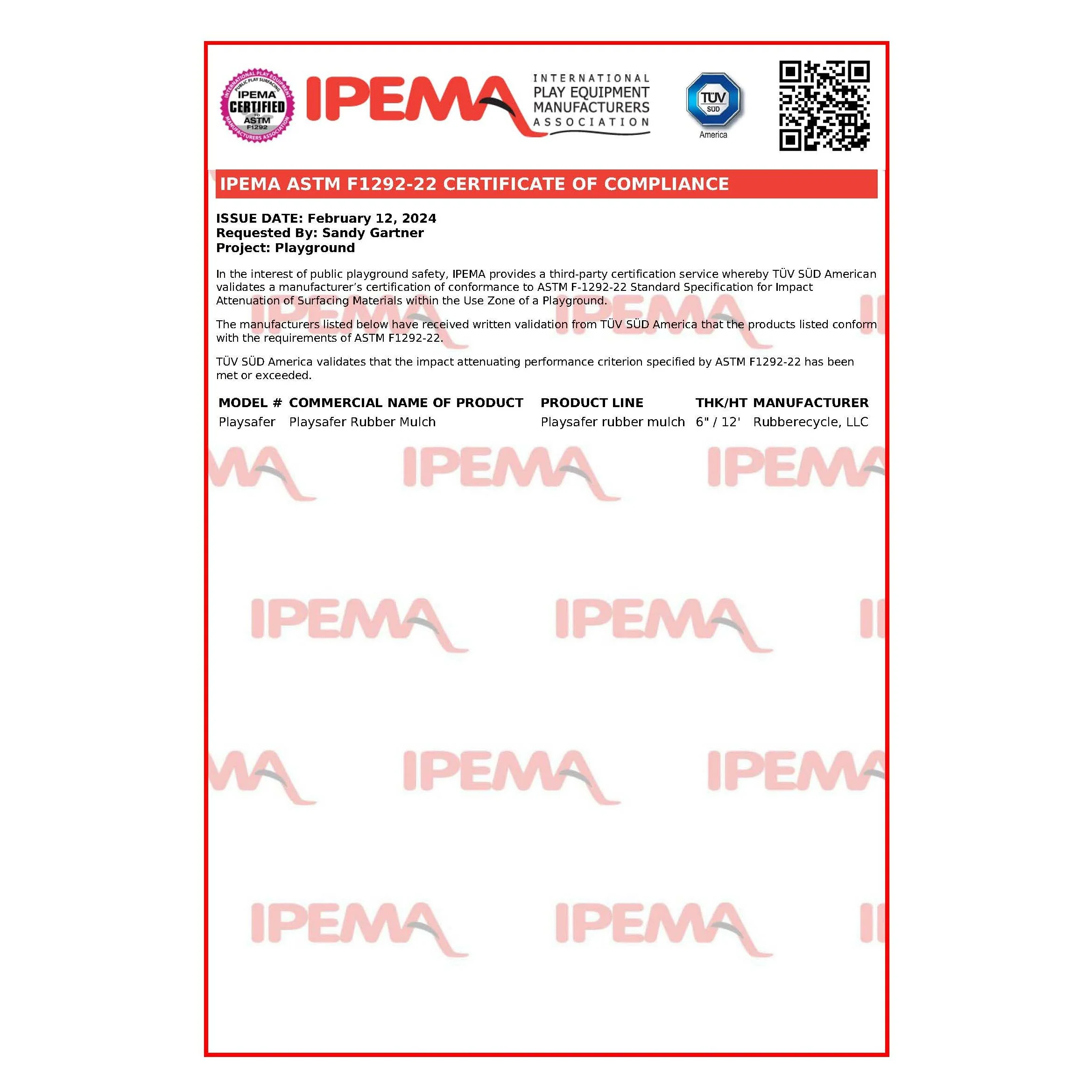 Playsafer Rubber Mulch | Terra Cotta Red - Image 9