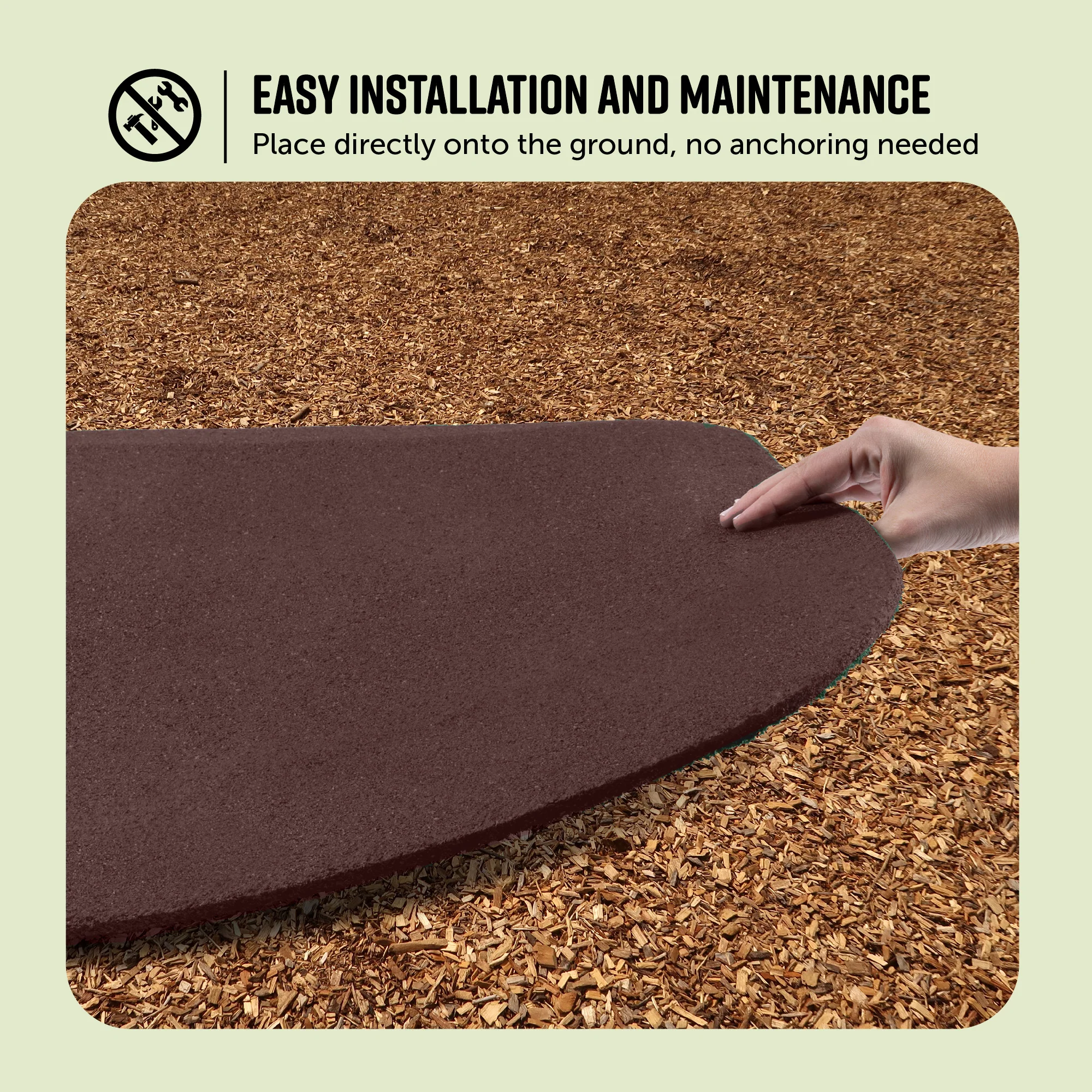 Residential Rubber Swing/Slide Mat - Image 16