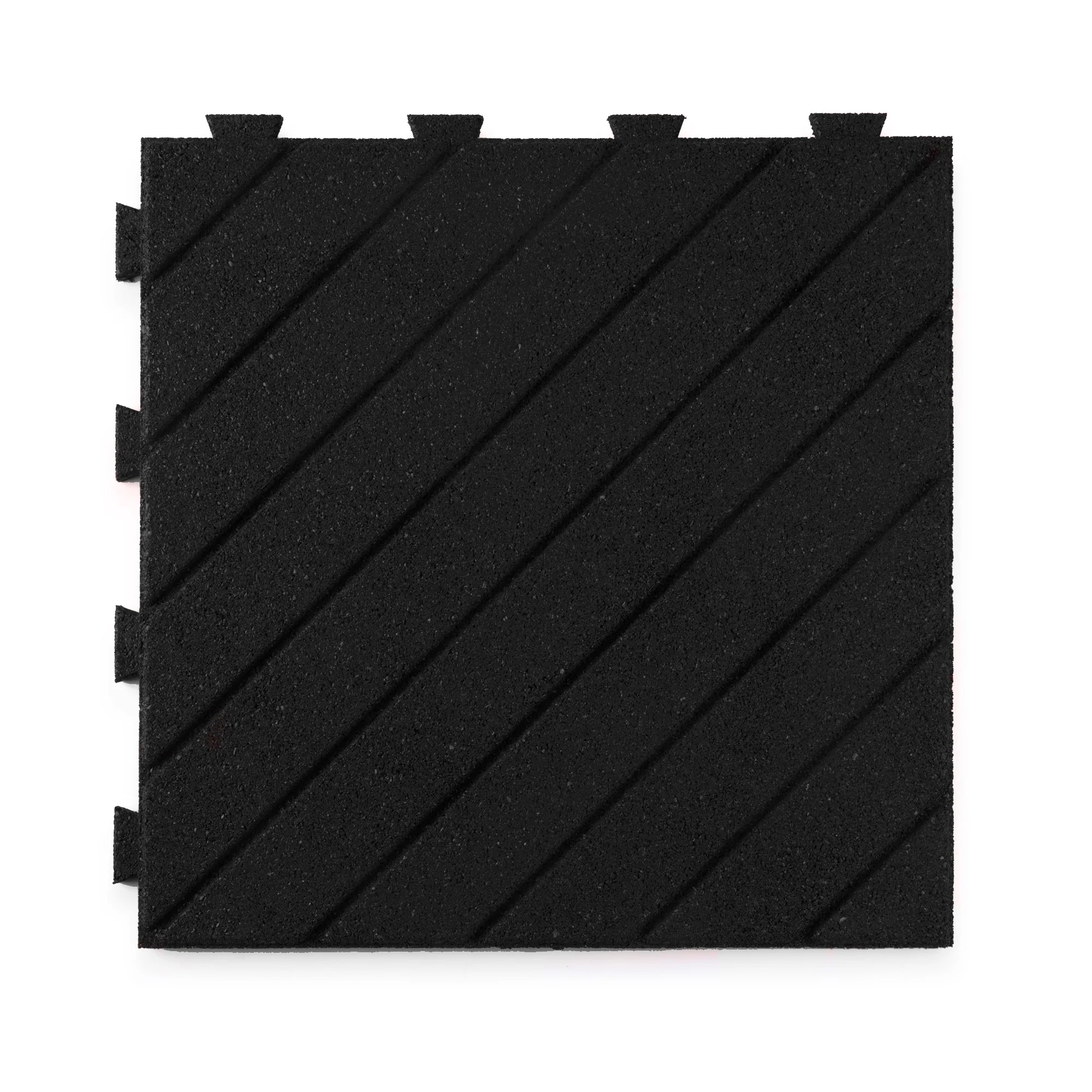 Slatted Interlocking Rubber Paver Tile - Image 13