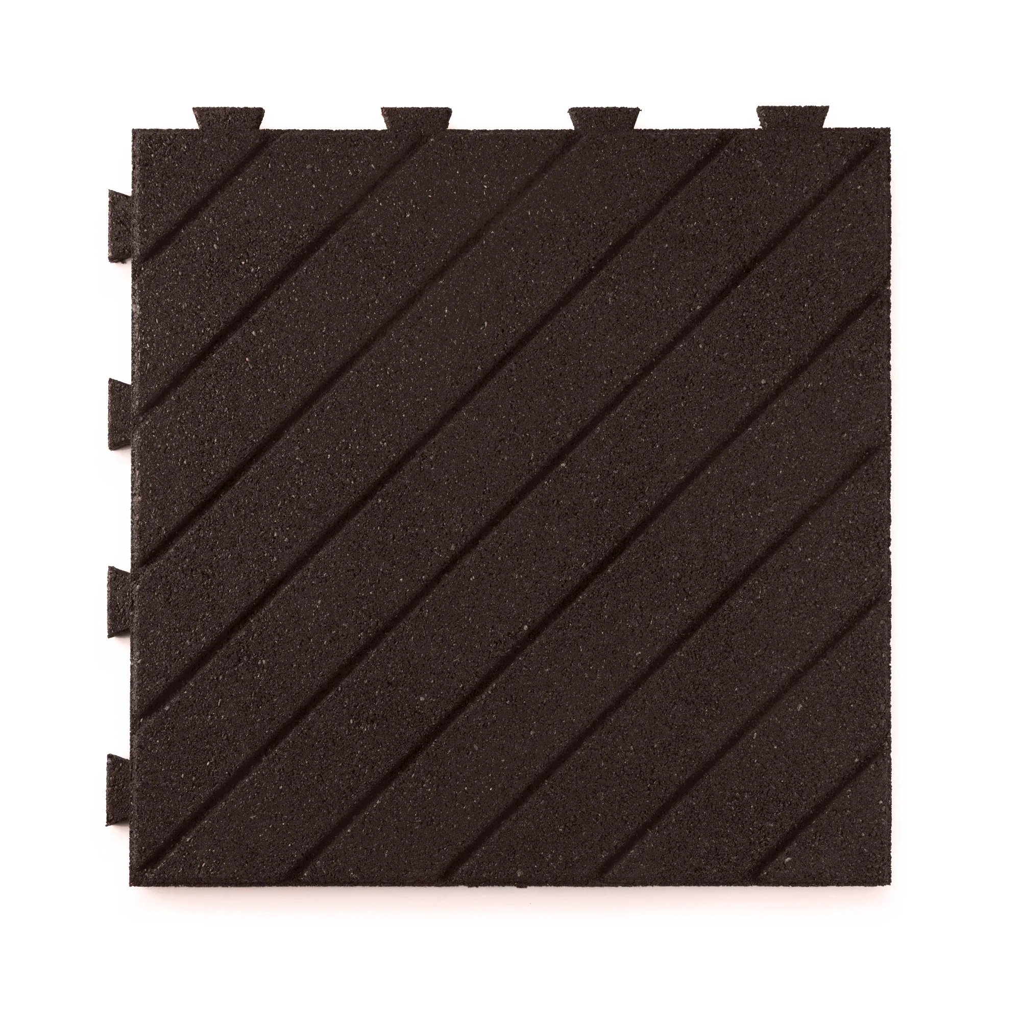 Slatted Interlocking Rubber Paver Tile - Image 7