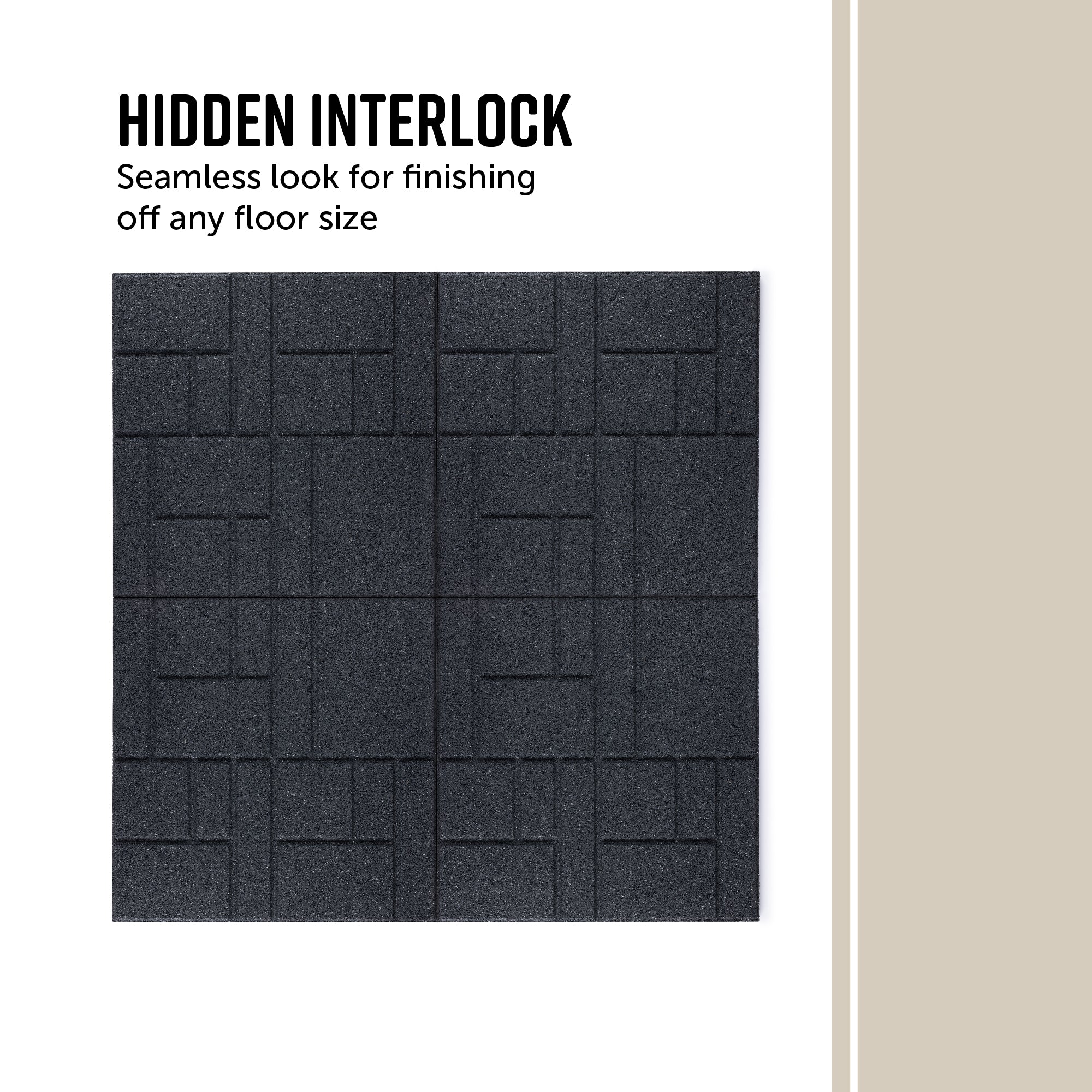 SquareScape Interlocking Rubber Paver Tile - Image 4
