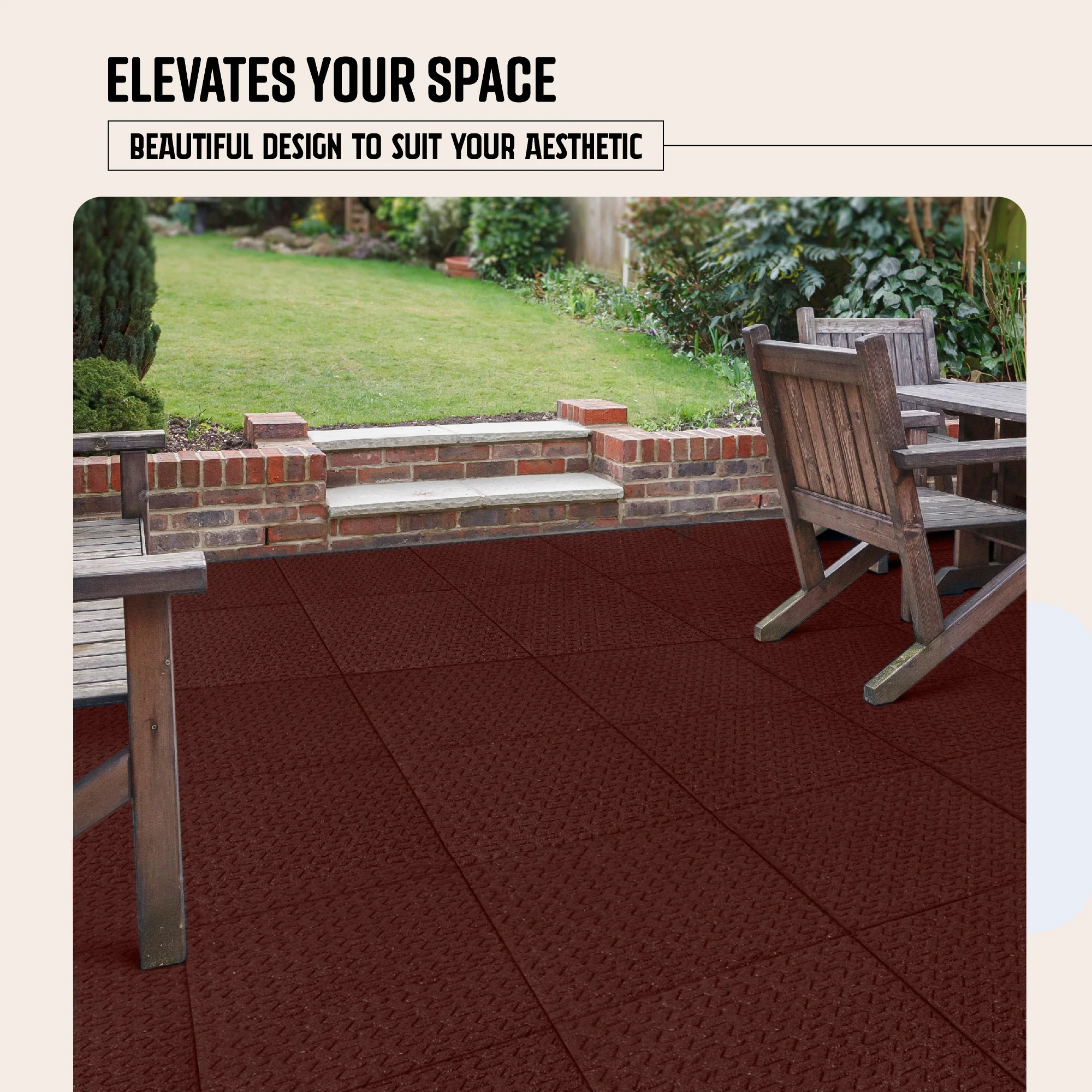 Windmill Interlocking Rubber Paver Tile - Image 10